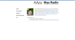 Desktop Screenshot of maxradin.com