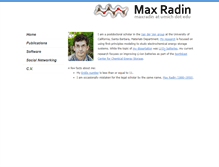 Tablet Screenshot of maxradin.com